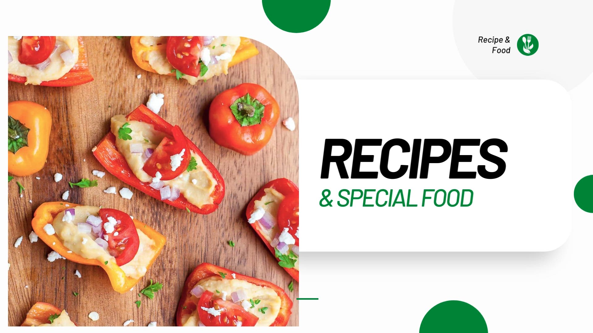 'Video thumbnail for Healthy Sliced bell peppers with hummus Recipe'