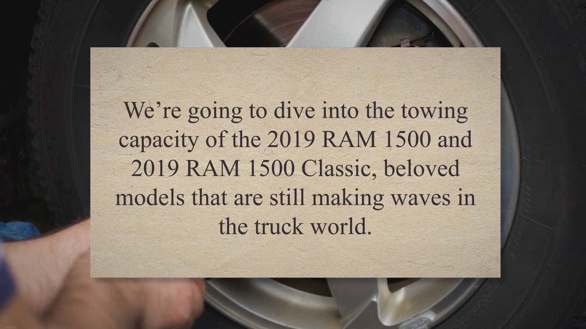 'Video thumbnail for 2019 RAM 1500 vs. RAM 1500 Classic Towing Capacity (with Charts)'