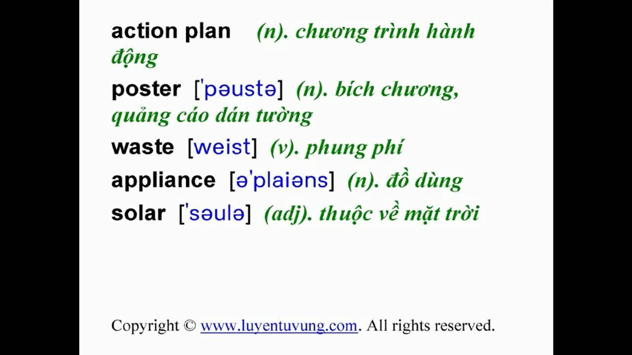 'Video thumbnail for Learn English Vocabulary - Grade 9 - Unit 07 - Lesson 01'