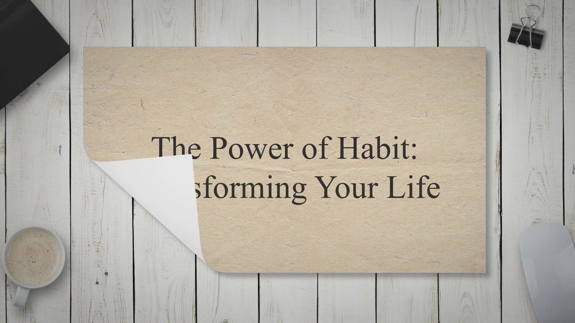 'Video thumbnail for The Power of Habit: Transforming Your Life'