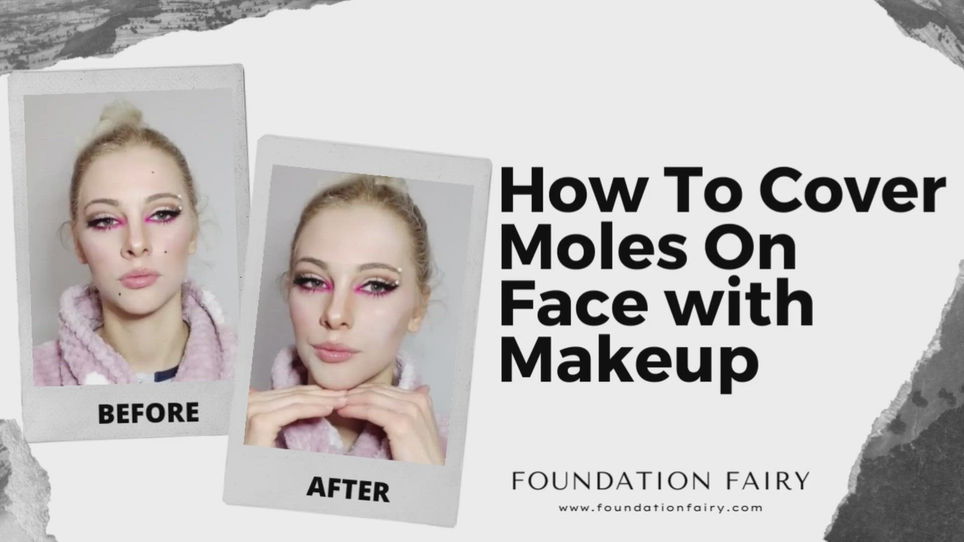Video thumbnail for How To Cover Up & Hide Raised Moles with Makeup