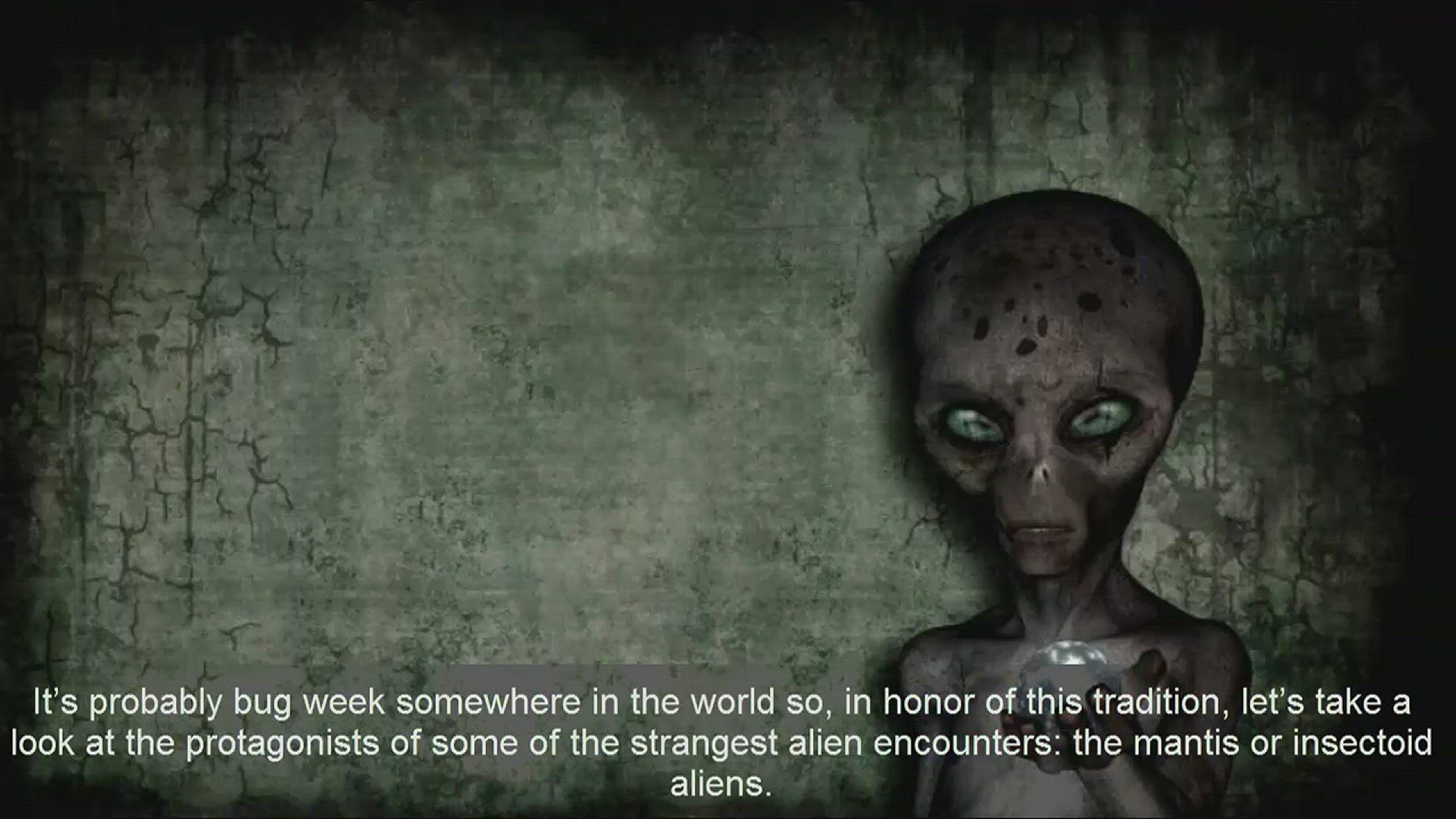 Video thumbnail for 5 STRANGE ENCOUNTERS WITH INSECTOID ALIENS AND ANCIENT MANTIS GODS