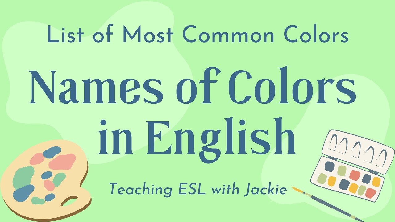 Colors Vocabulary ESL Interactive Board Game