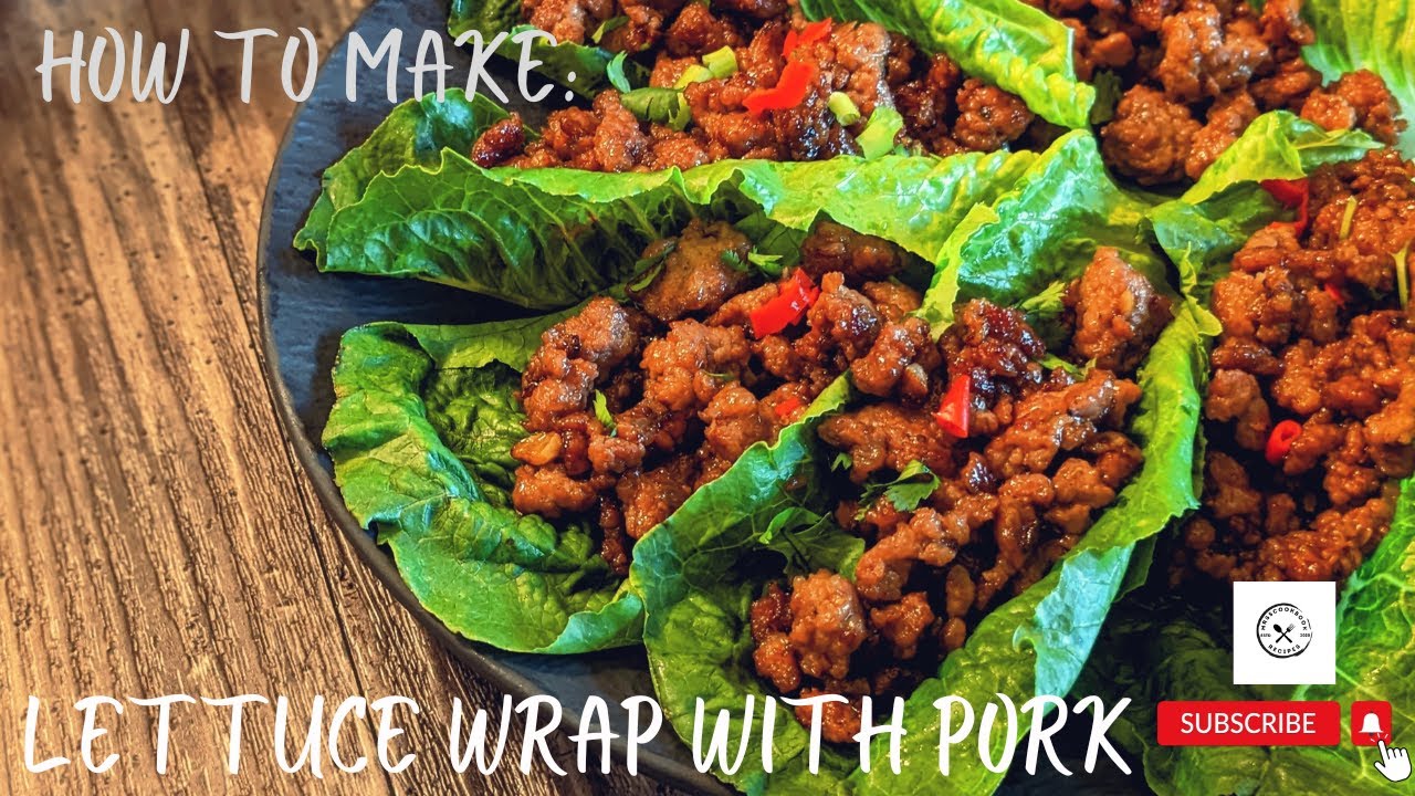'Video thumbnail for How to make Lettuce Wrap with Ground Pork | BETTER THAN TAKE OUT'