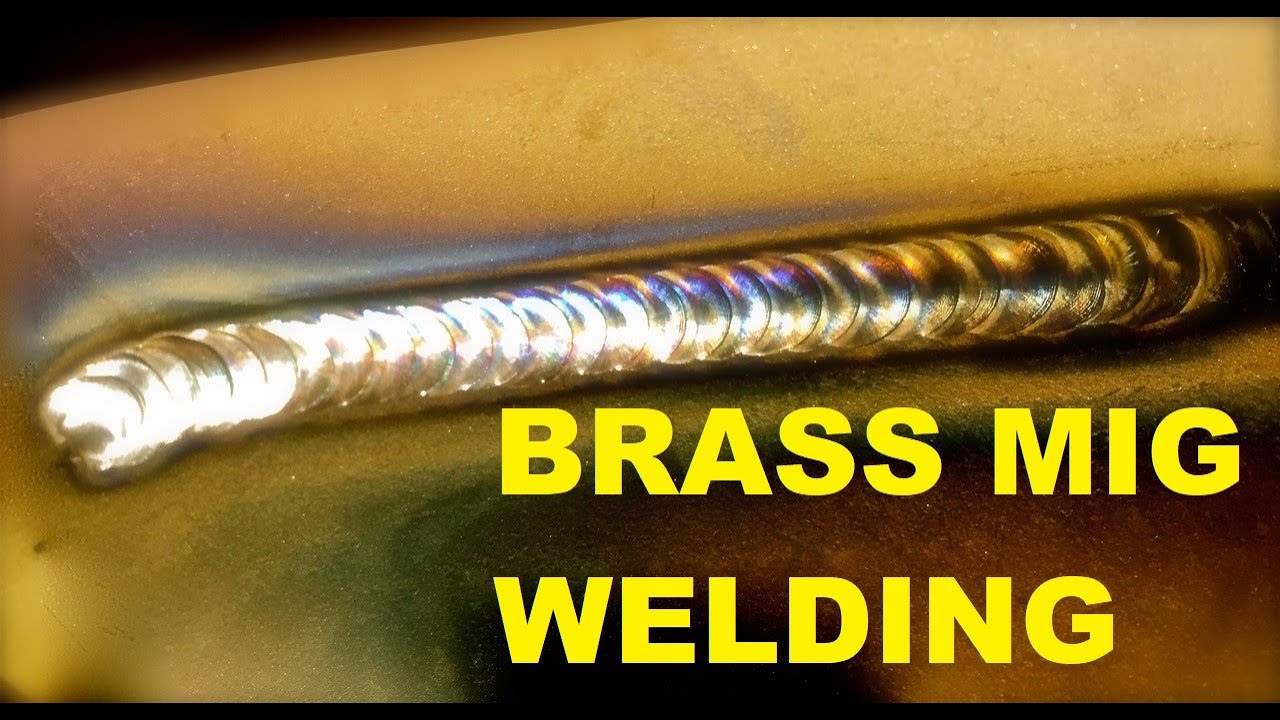 brass Bronze MIG welding practical video
