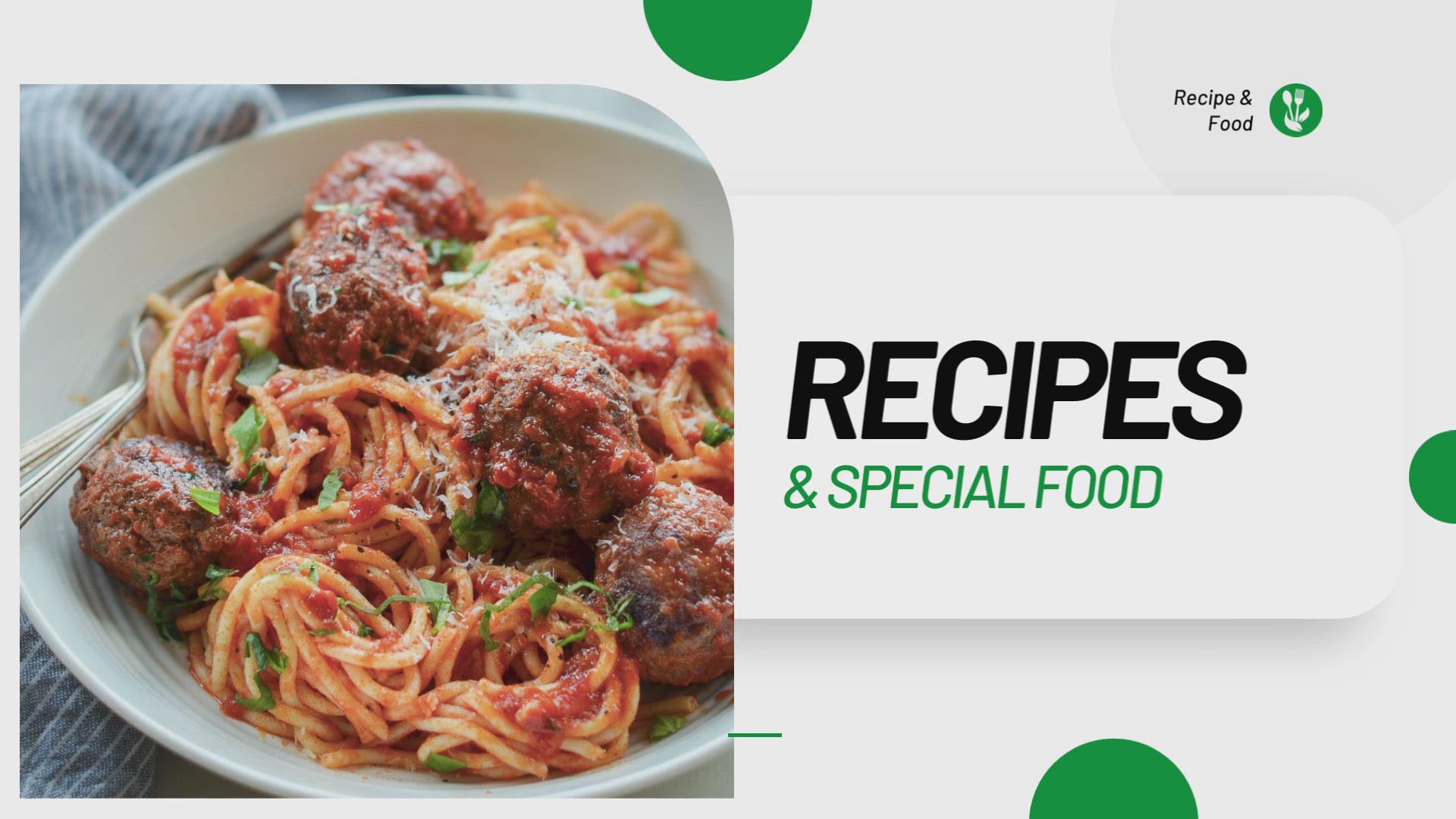'Video thumbnail for Spaghetti and Meatballs Recipe'