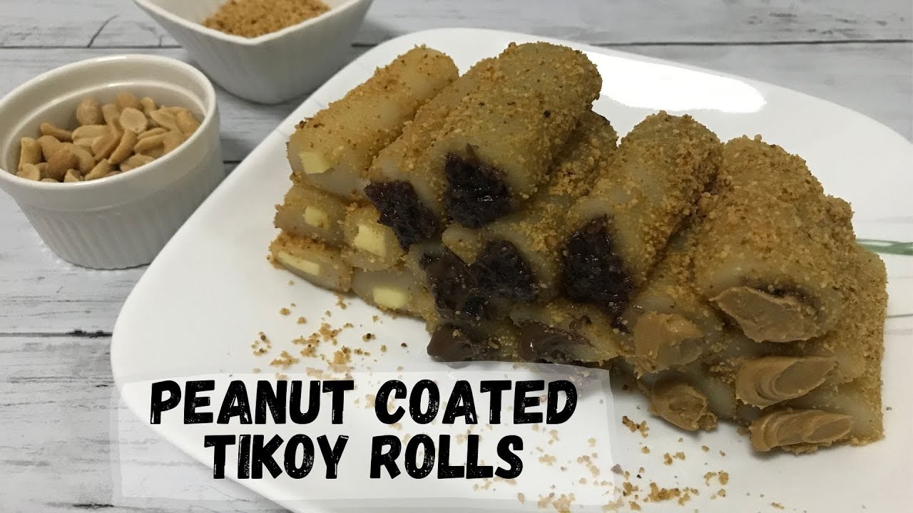Video thumbnail for Peanut Coated Tikoy Rolls with Four Fillings Recipe
