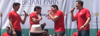 'Video thumbnail for Cast of JERSEY BOYS Performs at BROADWAY IN BRYANT PARK!'