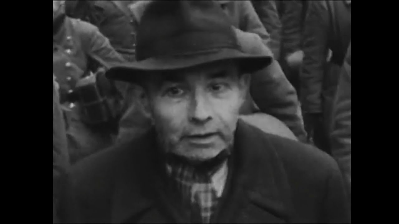 'Video thumbnail for German soldiers (many Volksturm) surrendering in 1945.'