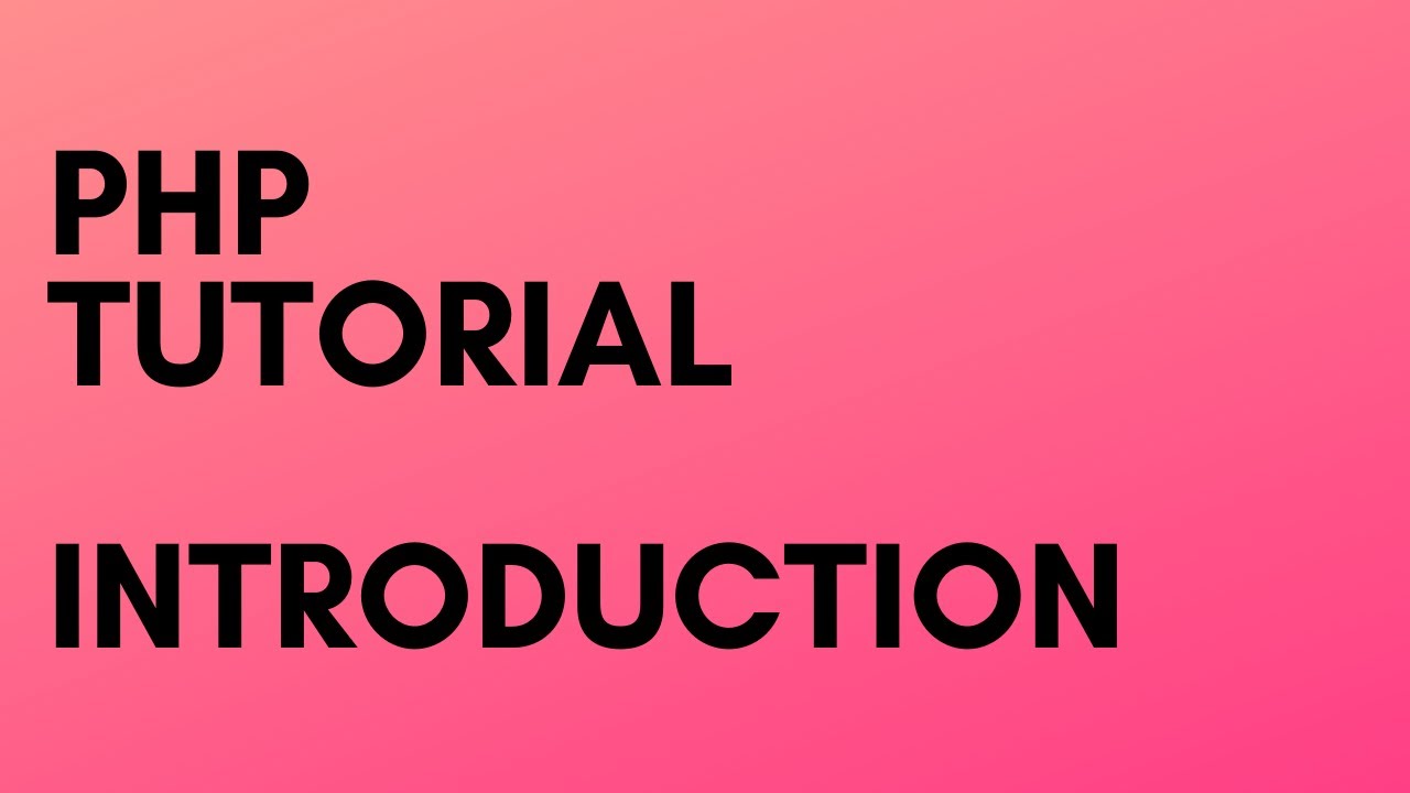 PHP Tutorials For Beginners - Introduction | Tech Tian