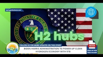 'Video thumbnail for Biden Harris administration to power up clean hydrogen economy with $7B'