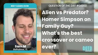 Video thumbnail for Sam gives kudos to Tom Cruise from Tropic Thunder. An iconic performance!