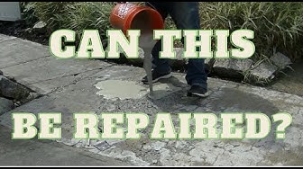 'Video thumbnail for How To Resurface A Badly Damaged Concrete Walkway'