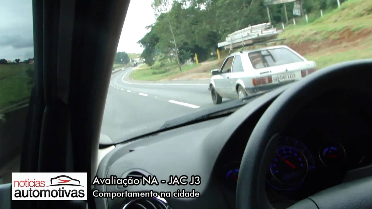 'Video thumbnail for JAC J3 - Comportamento na estrada - NoticiasAutomotivas.com.br'