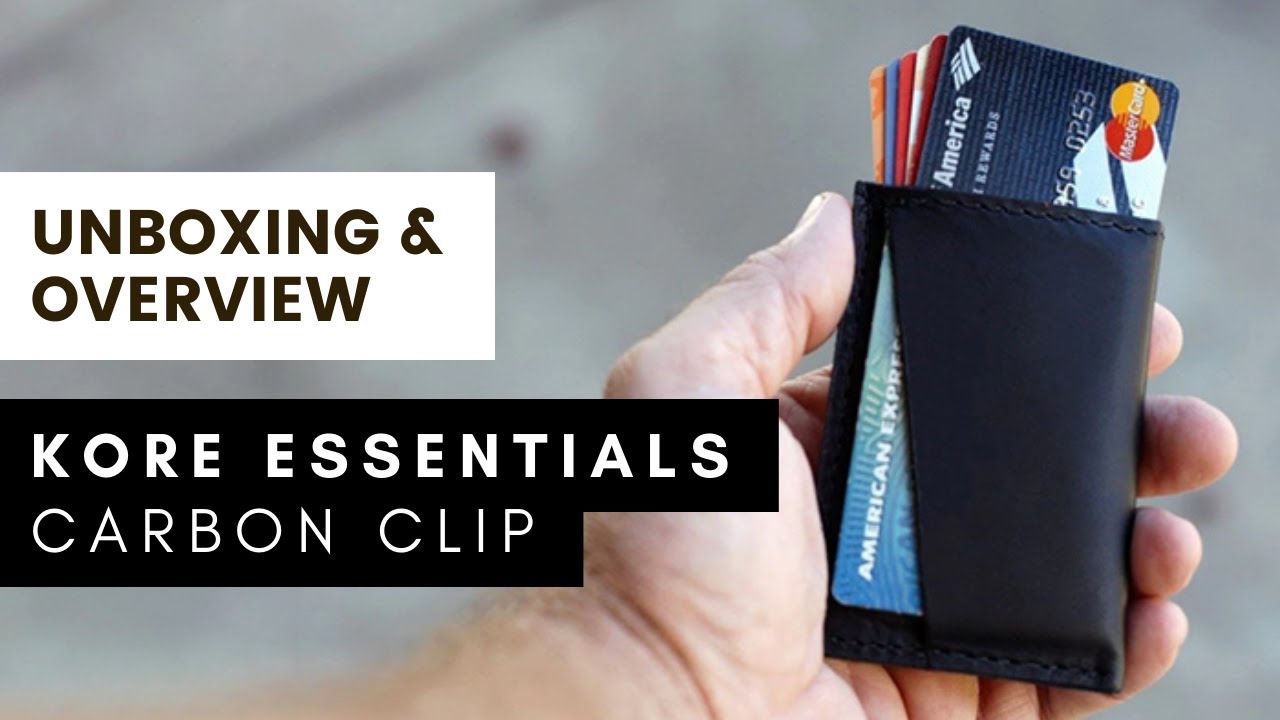 Video thumbnail for KORE Carbon Fiber Wallet [Unboxing & Overview]
