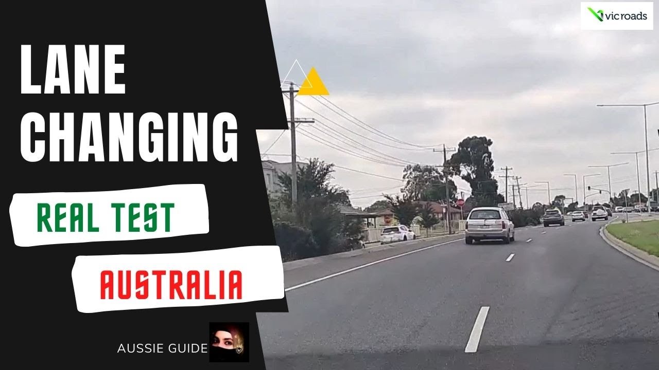 Video thumbnail for Lane Change Driving Test - Australia: Changing Lanes In Real Recorded Driving Test