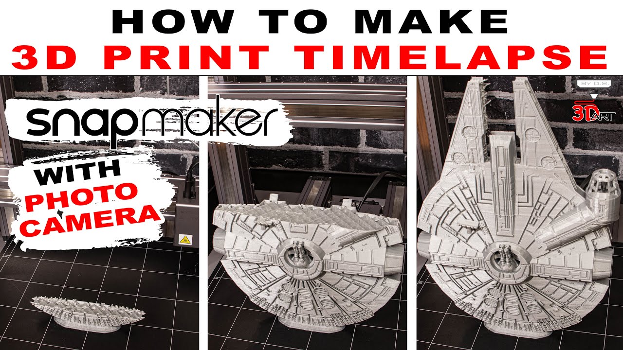 Video thumbnail for How to Make 3D Print Timelapse with Snapmaker 2.0 & Camera