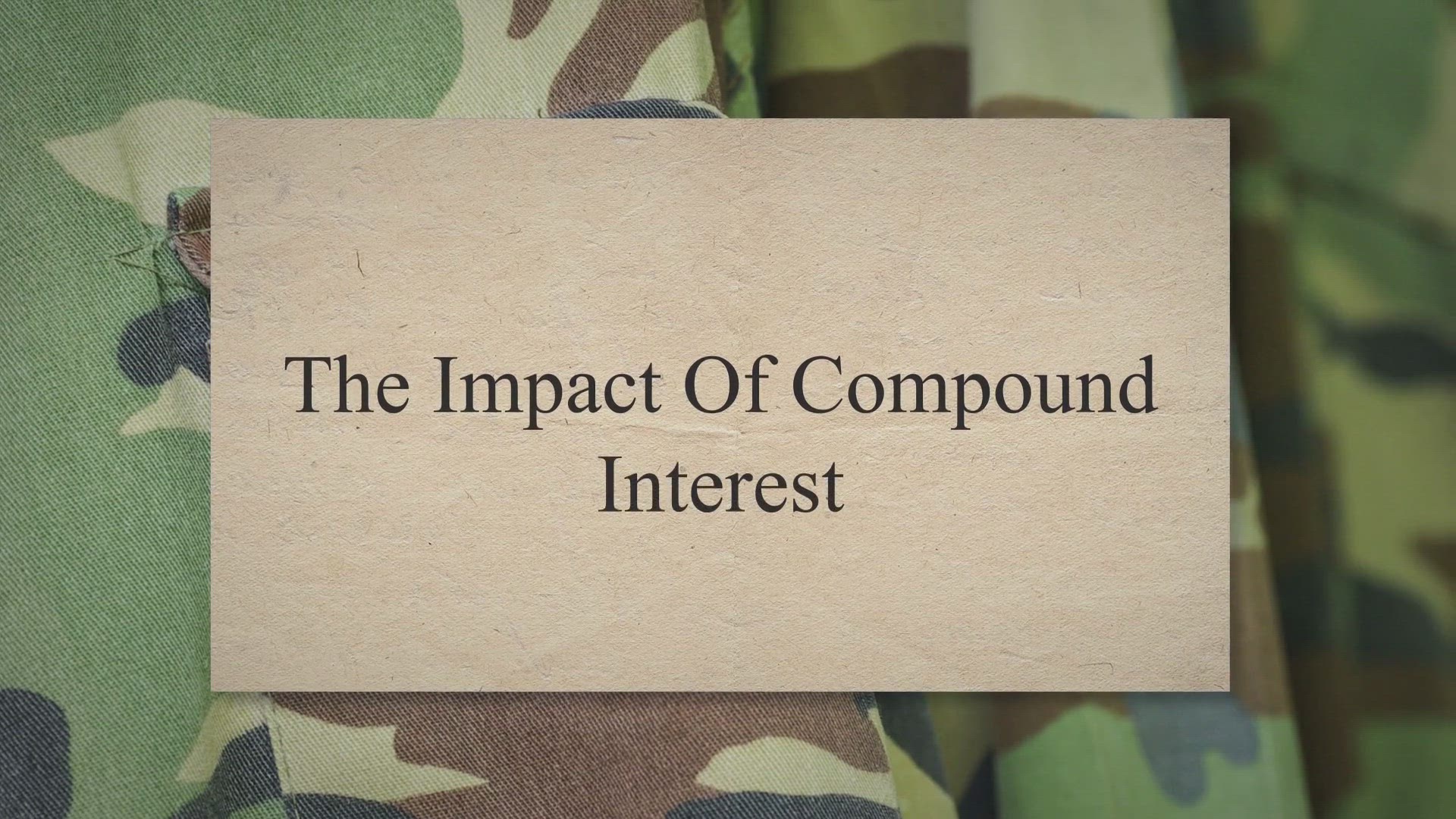 'Video thumbnail for The Impact Of Compound Interest'