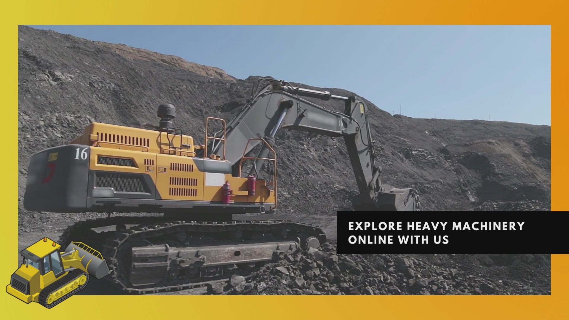 'Video thumbnail for Heavy Equipment Excavator'