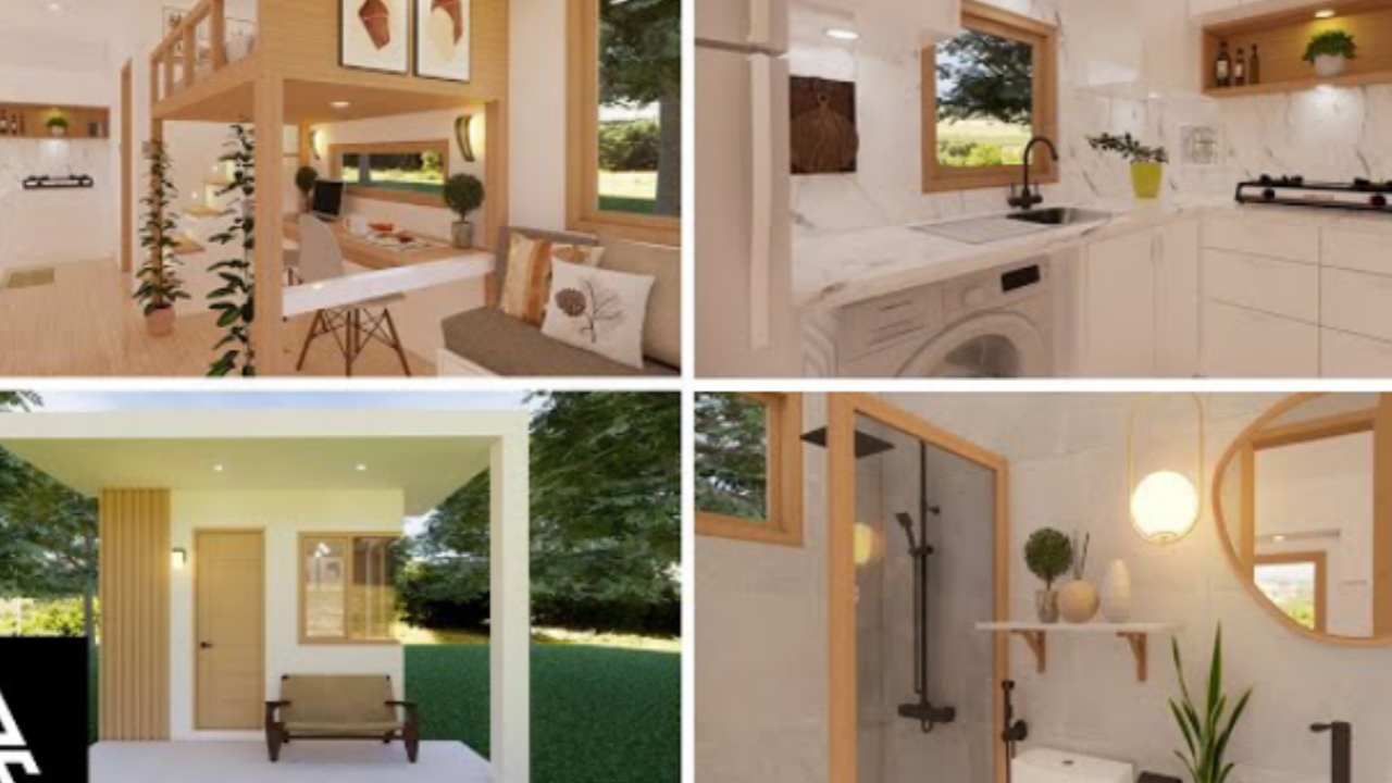 'Video thumbnail for small house indian house colour combination outside & inside'