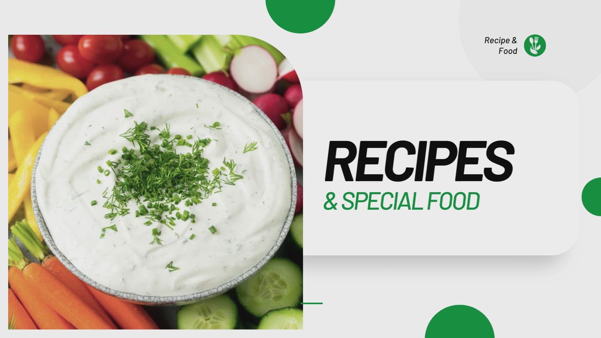 'Video thumbnail for Herb Dip with Spring Vegetables Recipe'
