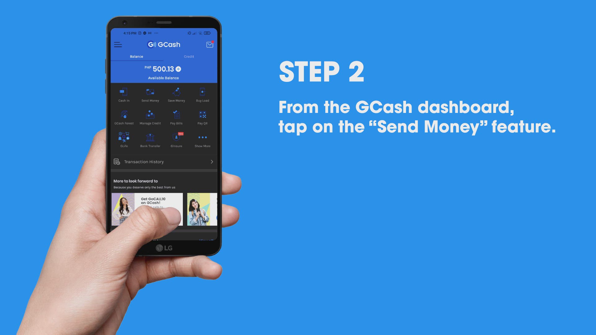 Video thumbnail for How To Send Money in Gcash