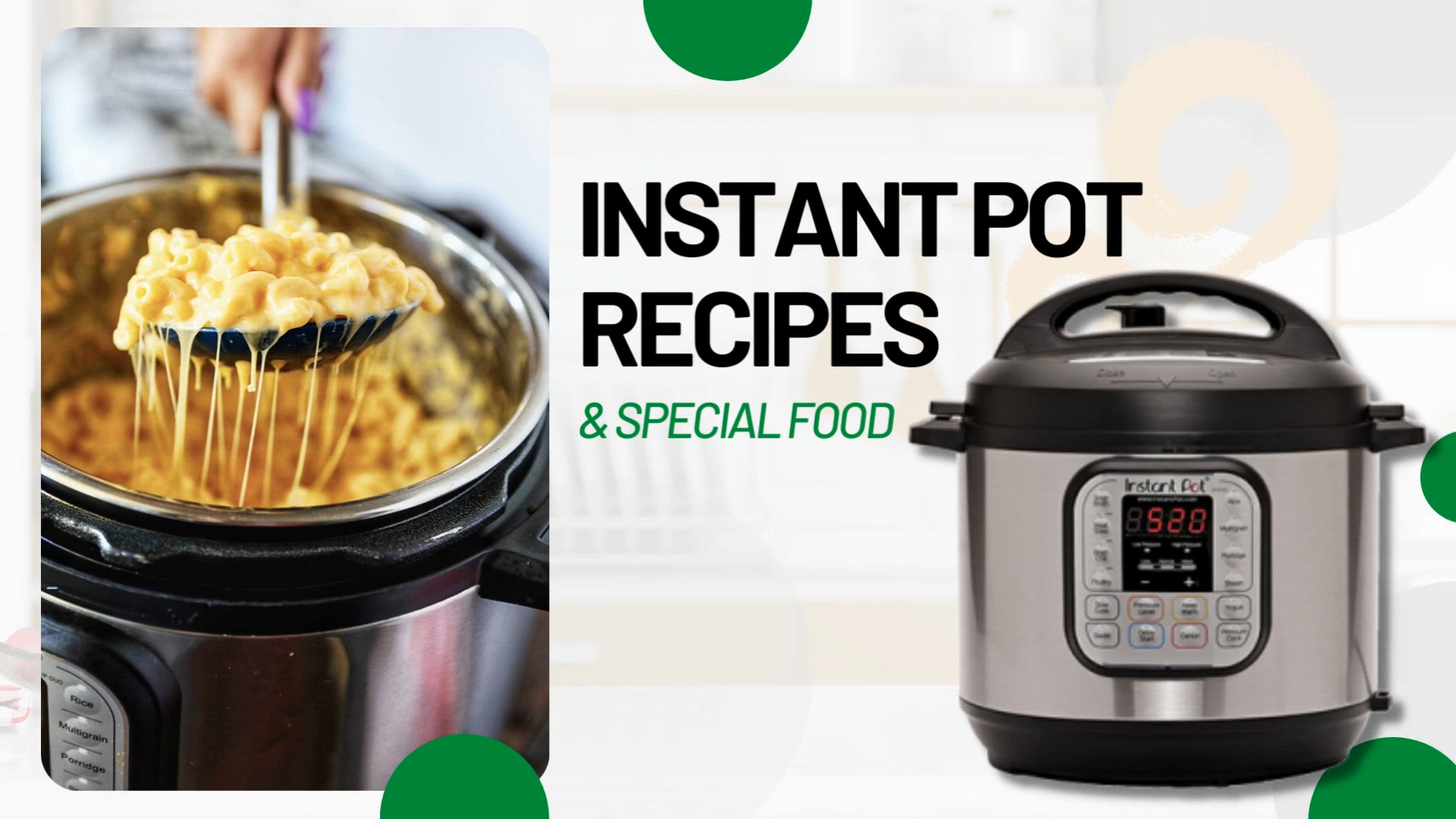 'Video thumbnail for Instant Pot Recipe  Mac and Cheese'
