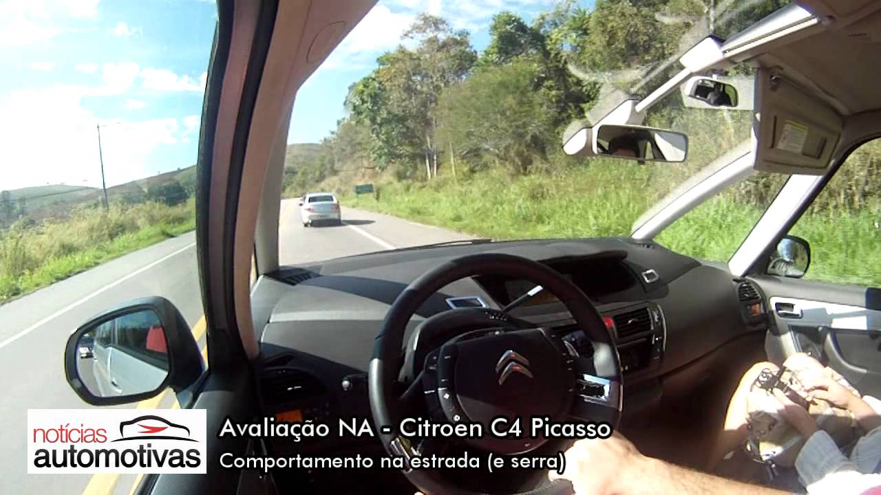 'Video thumbnail for Citroen C4 Picasso - Estrada e serra - NoticiasAutomotivas.com.br'