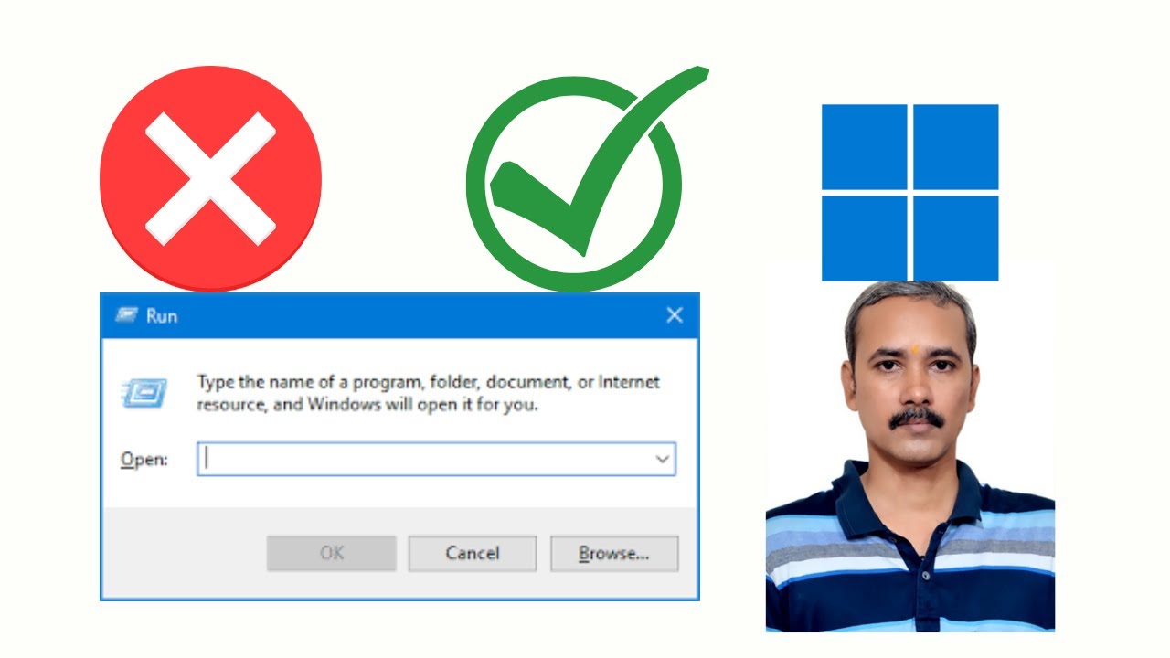 'Video thumbnail for How to Enable or disable Run Command box (Win + R) in Windows 11?'