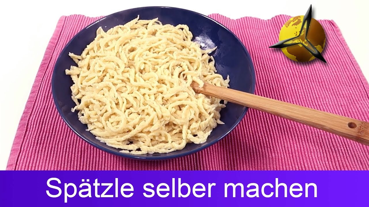 'Video thumbnail for Original Spätzleteig & Spätzle selber machen - Rezept'
