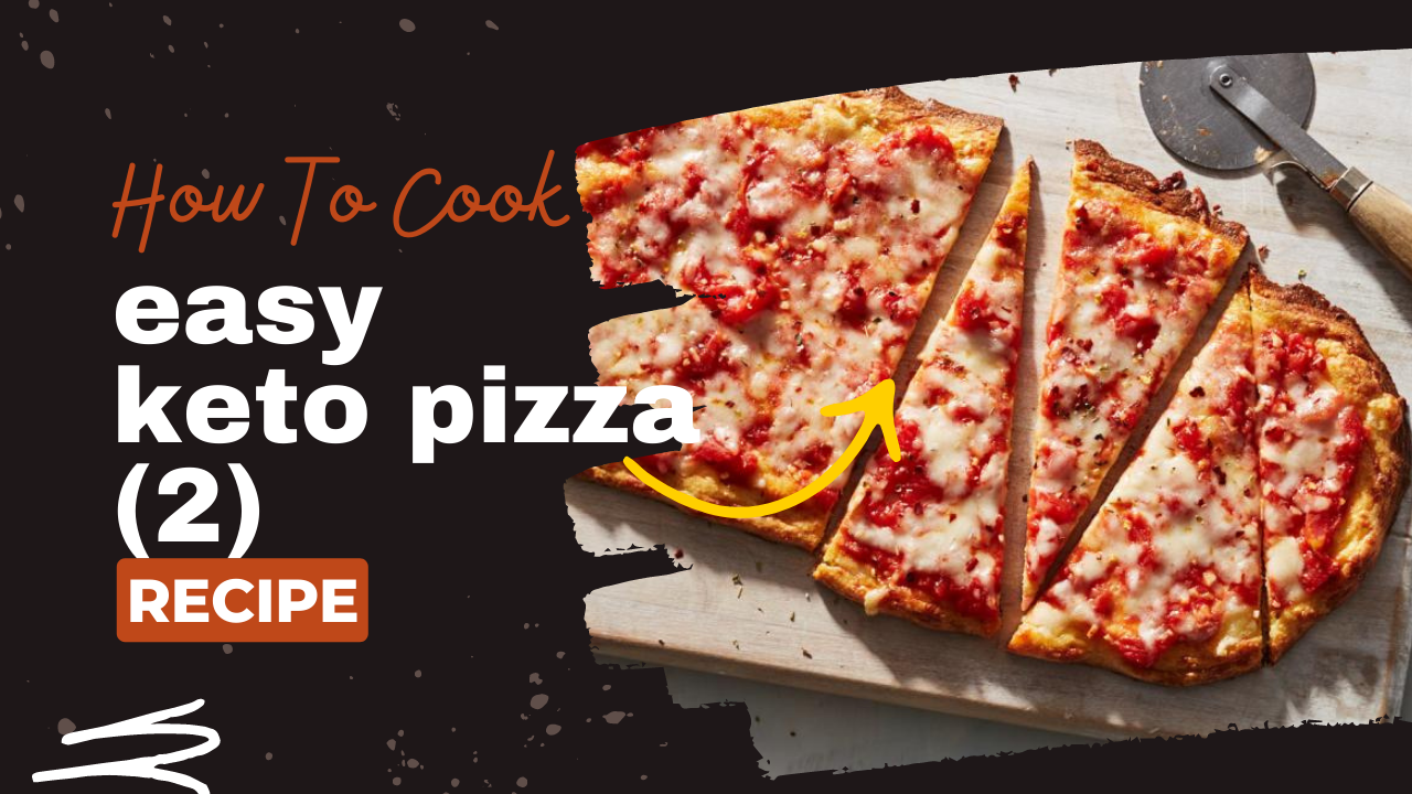 Video thumbnail for easy keto pizza recipe