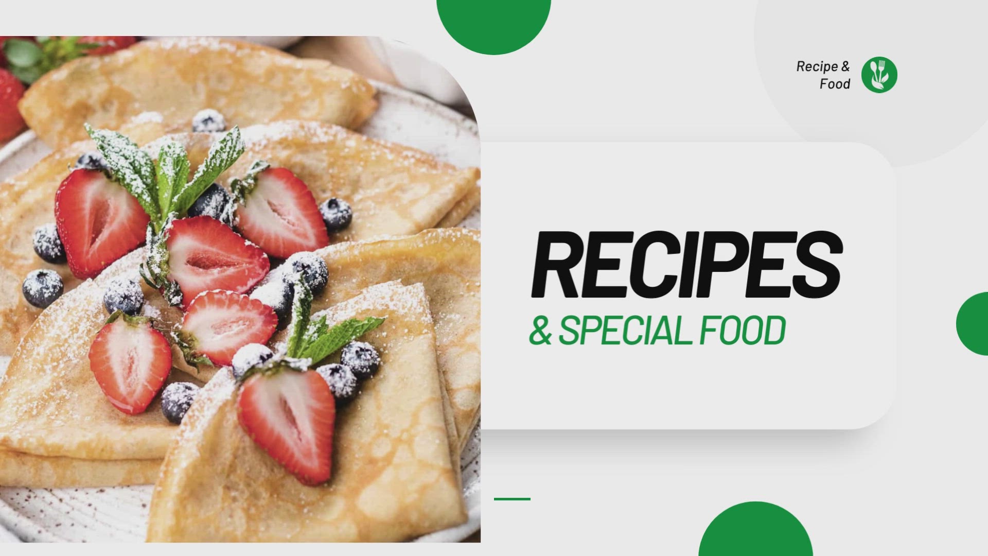 'Video thumbnail for Crepes Recipes'