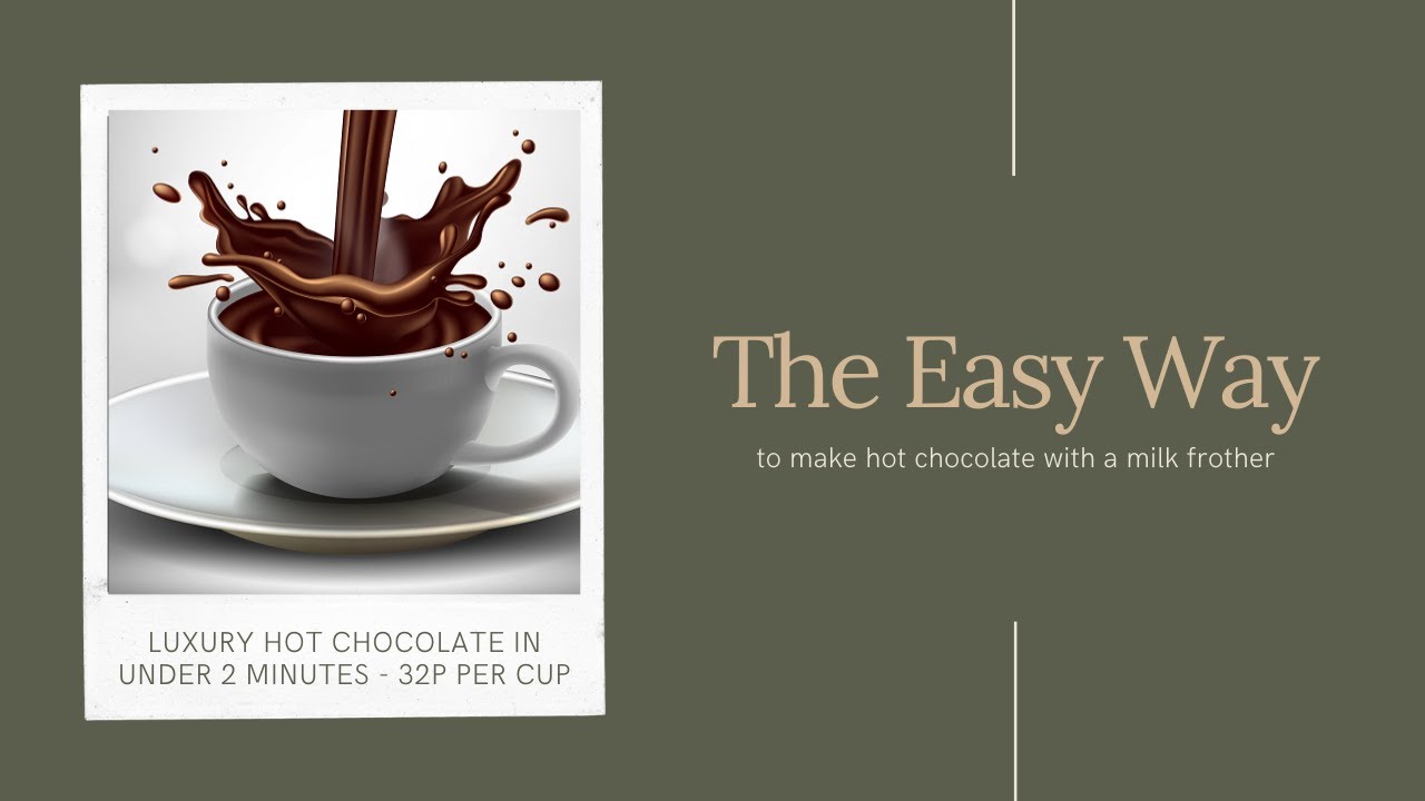 Video thumbnail for Easy way to make hot chocolate with a milk frother