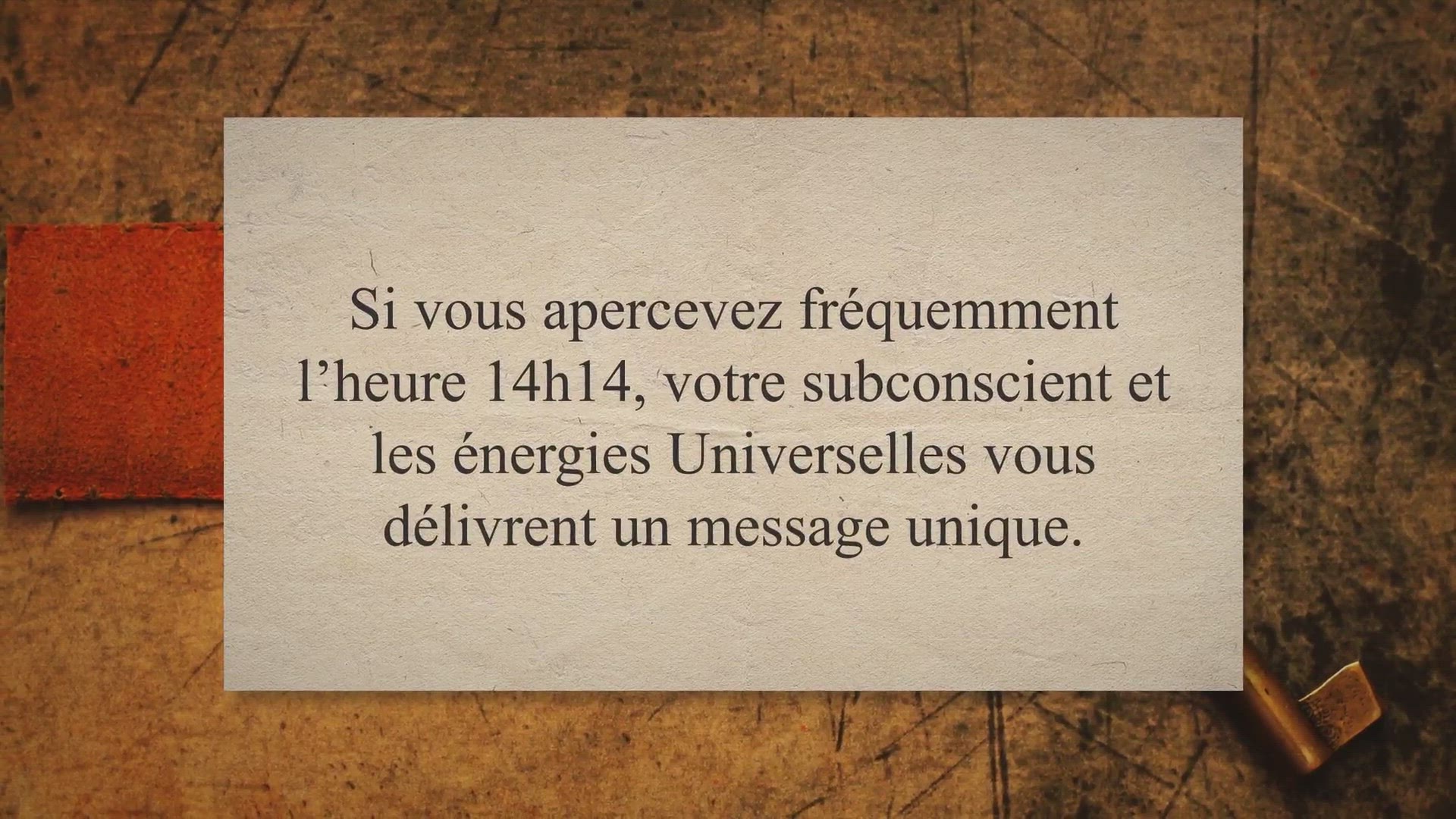 'Video thumbnail for Heure Miroir 14H14'