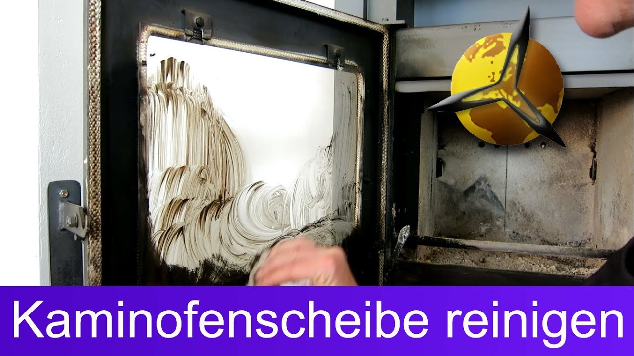 'Video thumbnail for Kaminofenscheibe putzen: Kaminscheibe reinigen mit Asche'
