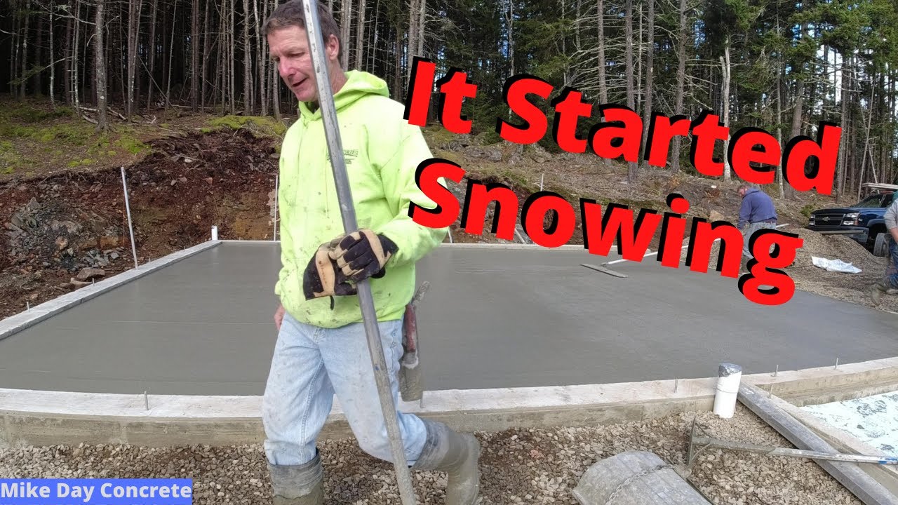 'Video thumbnail for My Favorite Cold Weather Concrete Mix (Sets Up Really Fast!)'