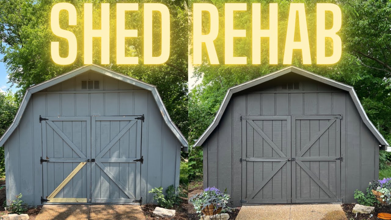 'Video thumbnail for Shed Remodel: Before & After | HOW TO GUIDE'