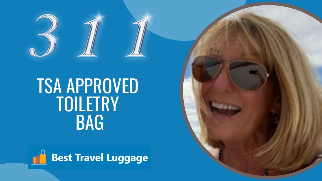 Video thumbnail for 3-1-1 Toiletry TSA Approved Bag