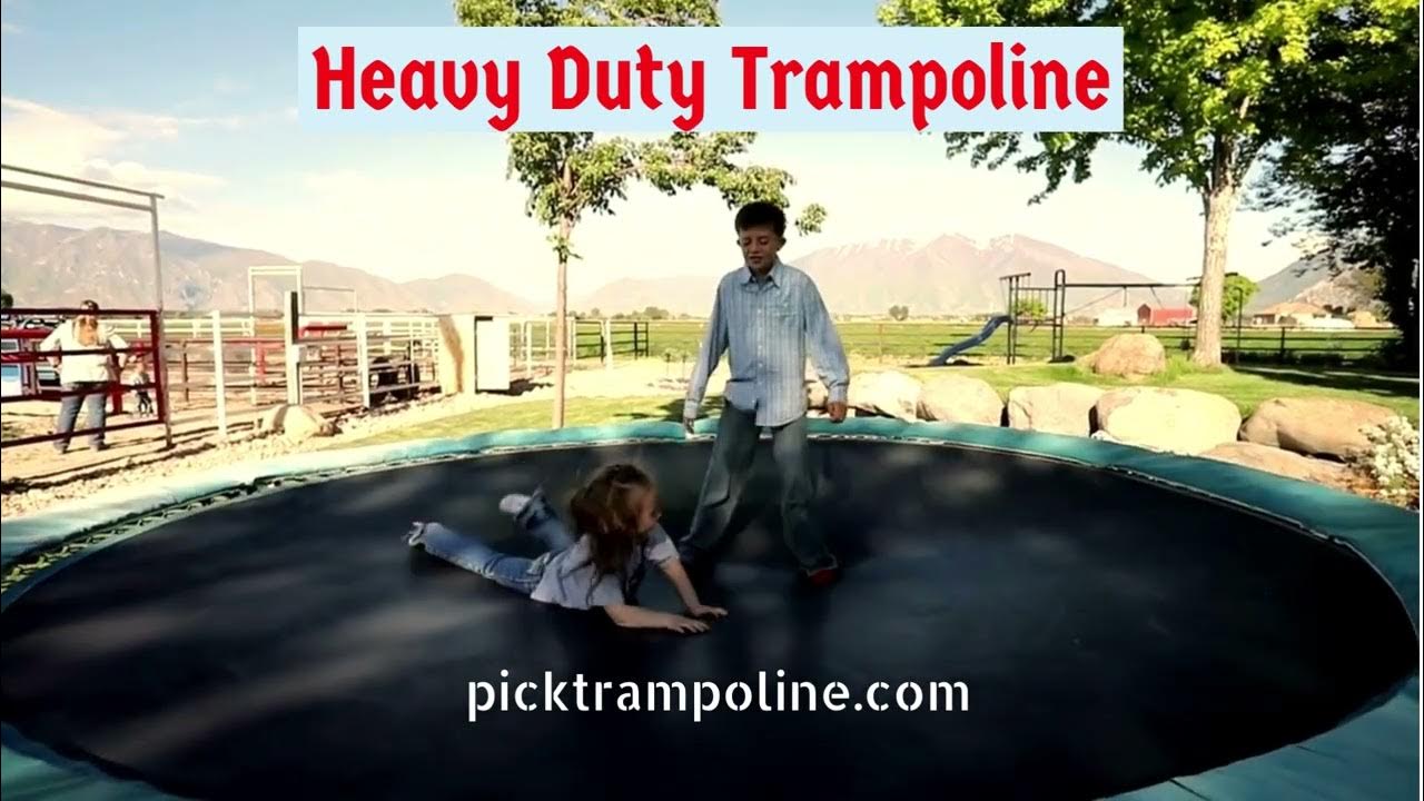Video thumbnail for Heavy Duty Trampoline