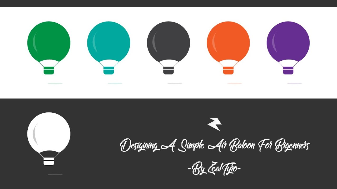 Video thumbnail for How To Design A Simple Hot Air Balloon Logo | Adobe Illustrator | Speed Design | Graphics Design