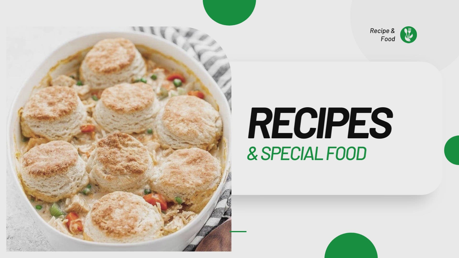 'Video thumbnail for Buttermilk Biscuit Ham Potpie Recipe'