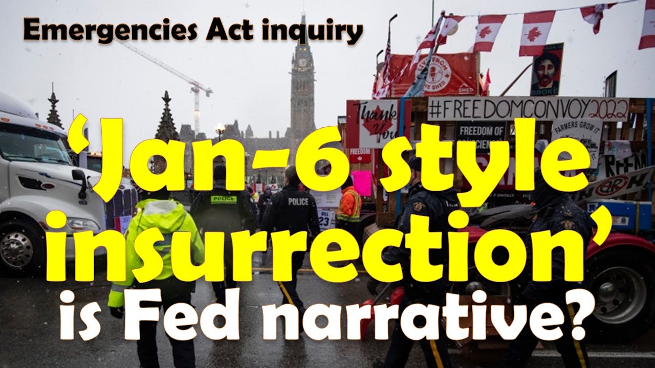 Video thumbnail for Emergencies Act Inquiry: Texts show feds’ attempts to create ‘a Jan-6-style insurrection’ narrative