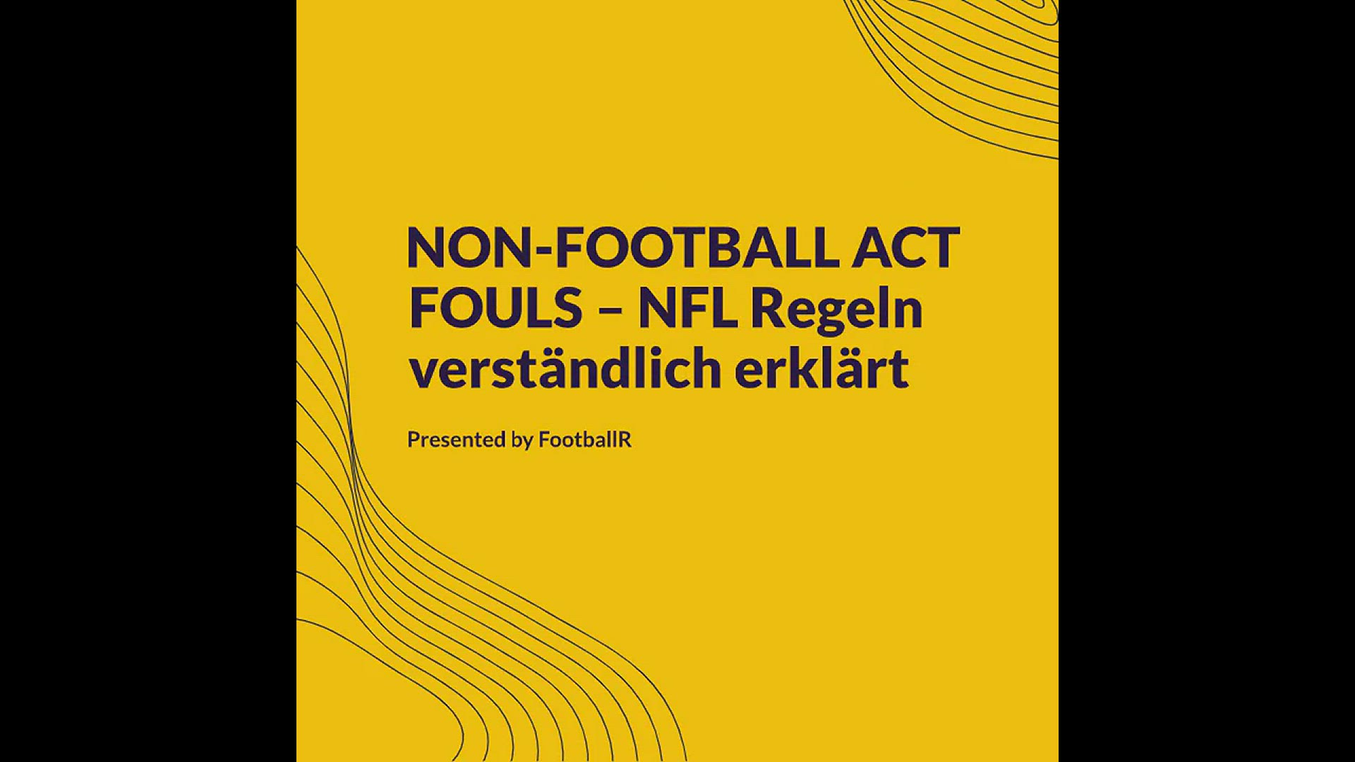 'Video thumbnail for NON-FOOTBALL ACT FOULS – NFL Regeln verständlich erklärt'