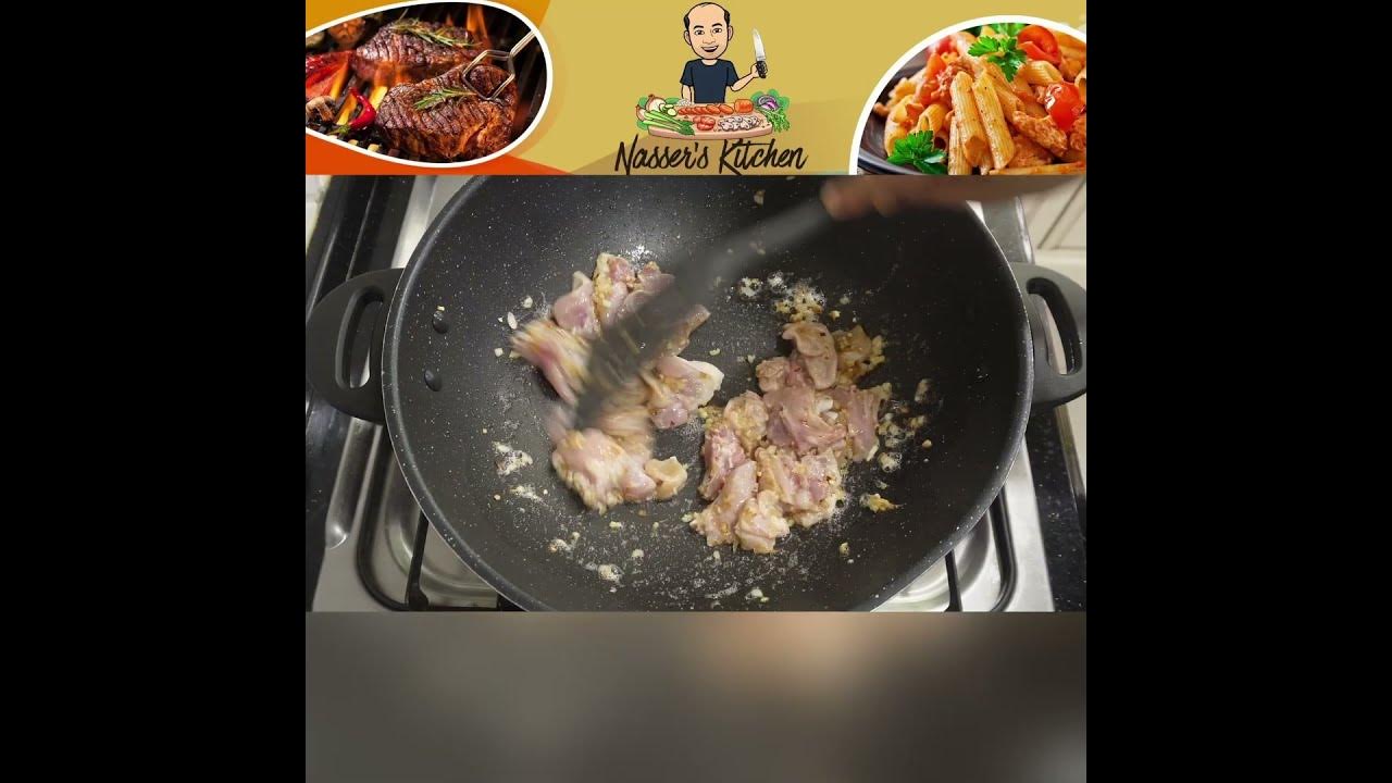 Video thumbnail for Chicken Mushroom Pasta #shorts