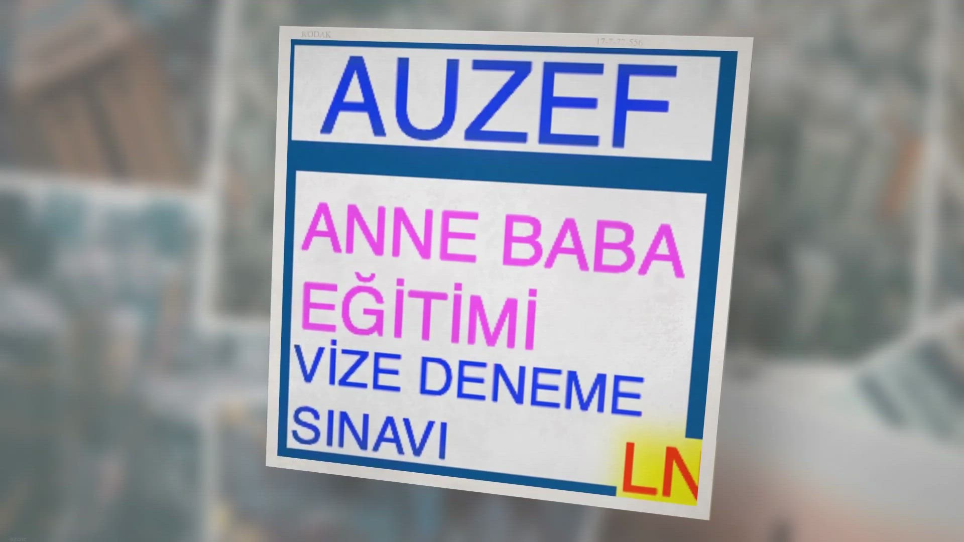 'Video thumbnail for Anne Baba Eğitimi Vize Deneme Sınavı'