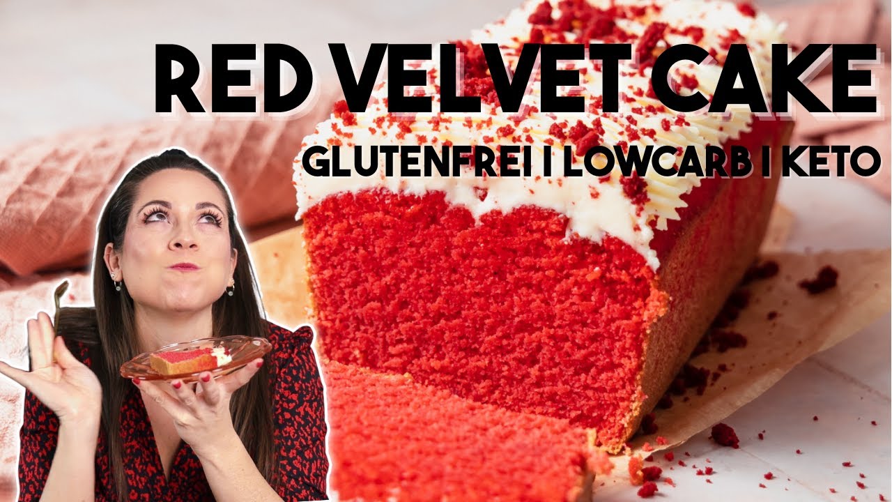Video thumbnail for Red Velvet Cake - Saftiger Low Carb Kuchen - So geht's I Low Carb I Glutenfrei I Keto