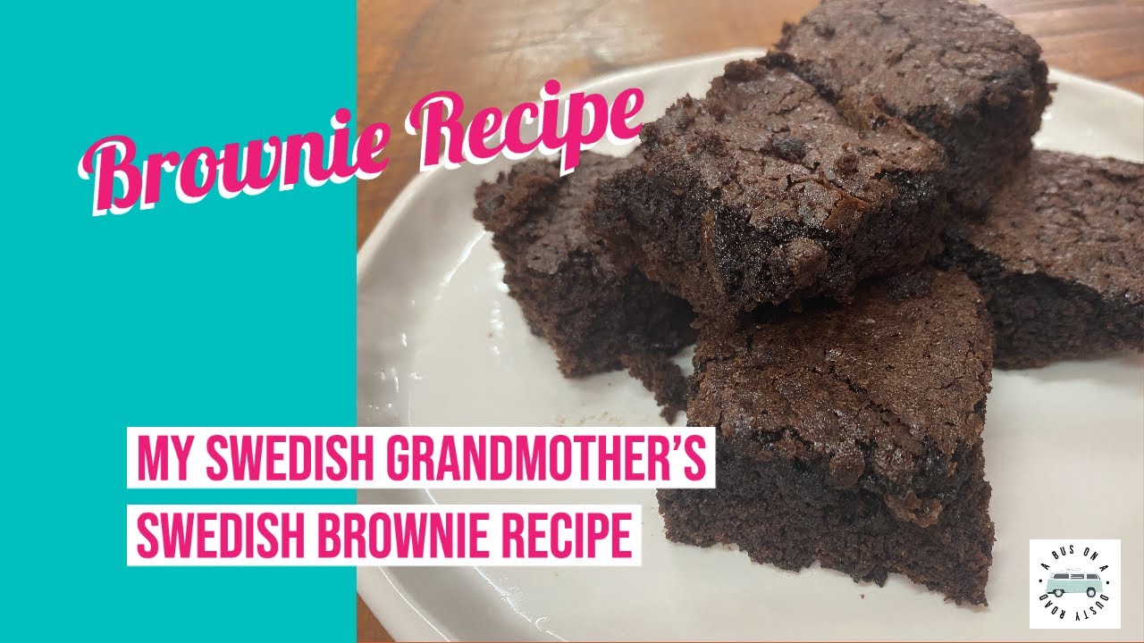 'Video thumbnail for My Swedish Grandmother's Swedish Brownie Recipe'
