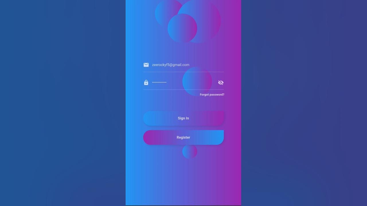 'Video thumbnail for Flutter Login UI Design | Flutter Beautiful Template | Gradient Flutter Login Screen'