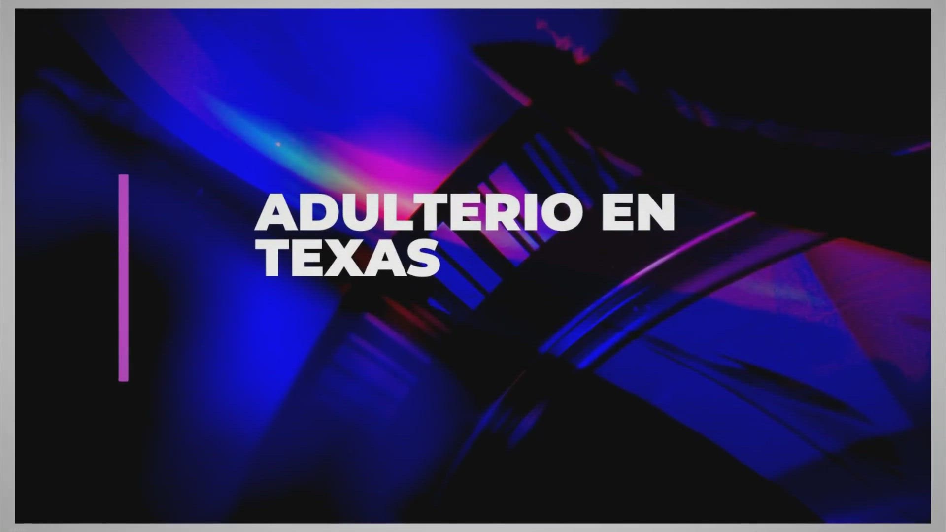 Video thumbnail for El adulterio en Texas, cargos, pena, cárcel, video