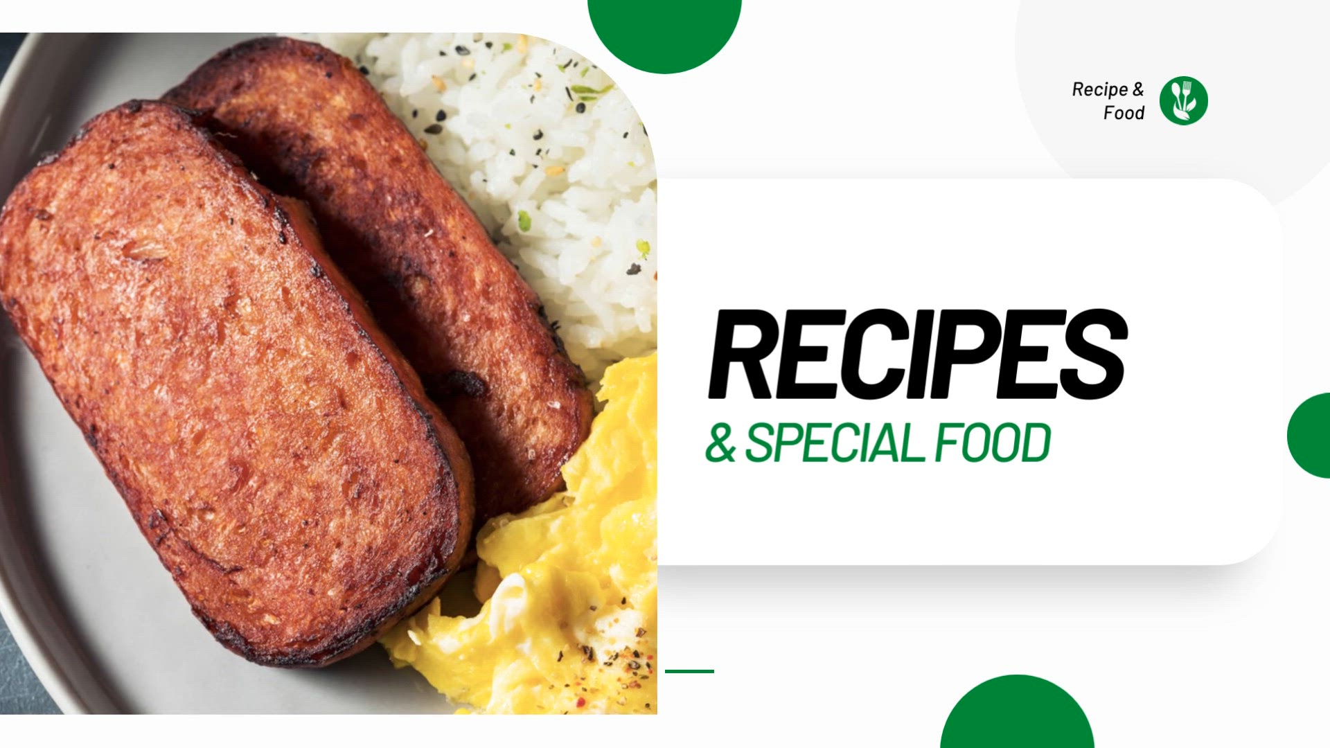 'Video thumbnail for Healthy Easy Spam Recipes'